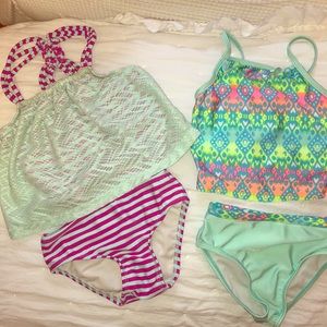 2 for $10 Girls 2T bathing suits